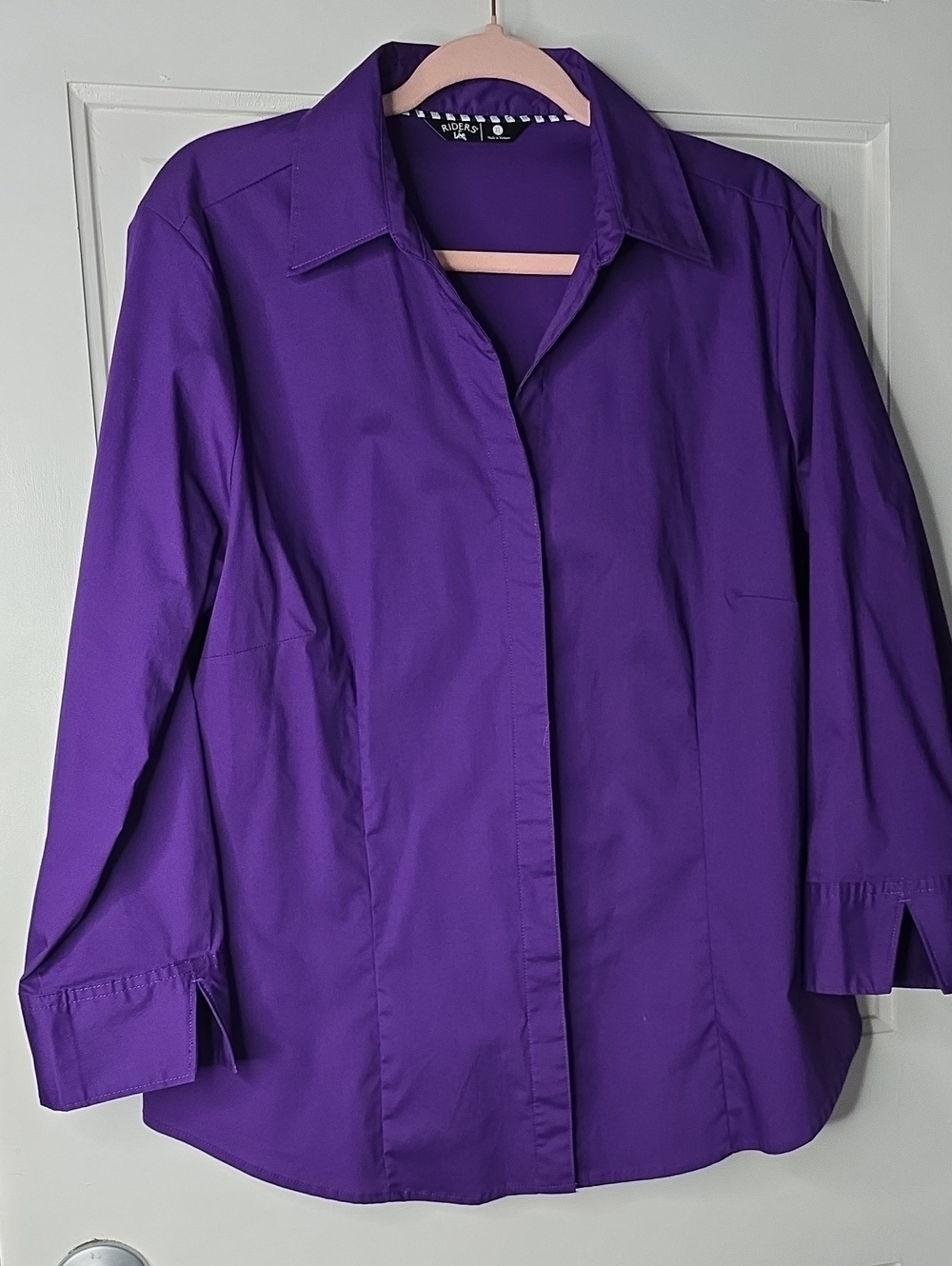 Riders by Lee Deep Purple Button-Down Shirt